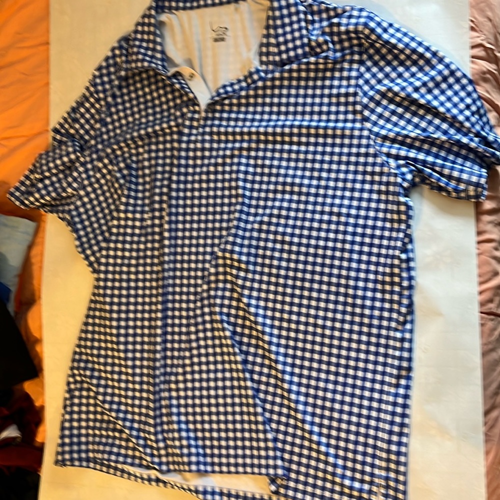 Eagle Golf Checkered Polo 3X